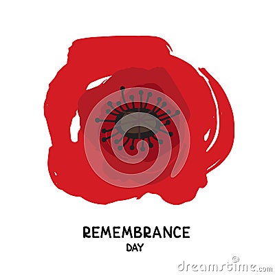 Remembrance day-06 Vector Illustration